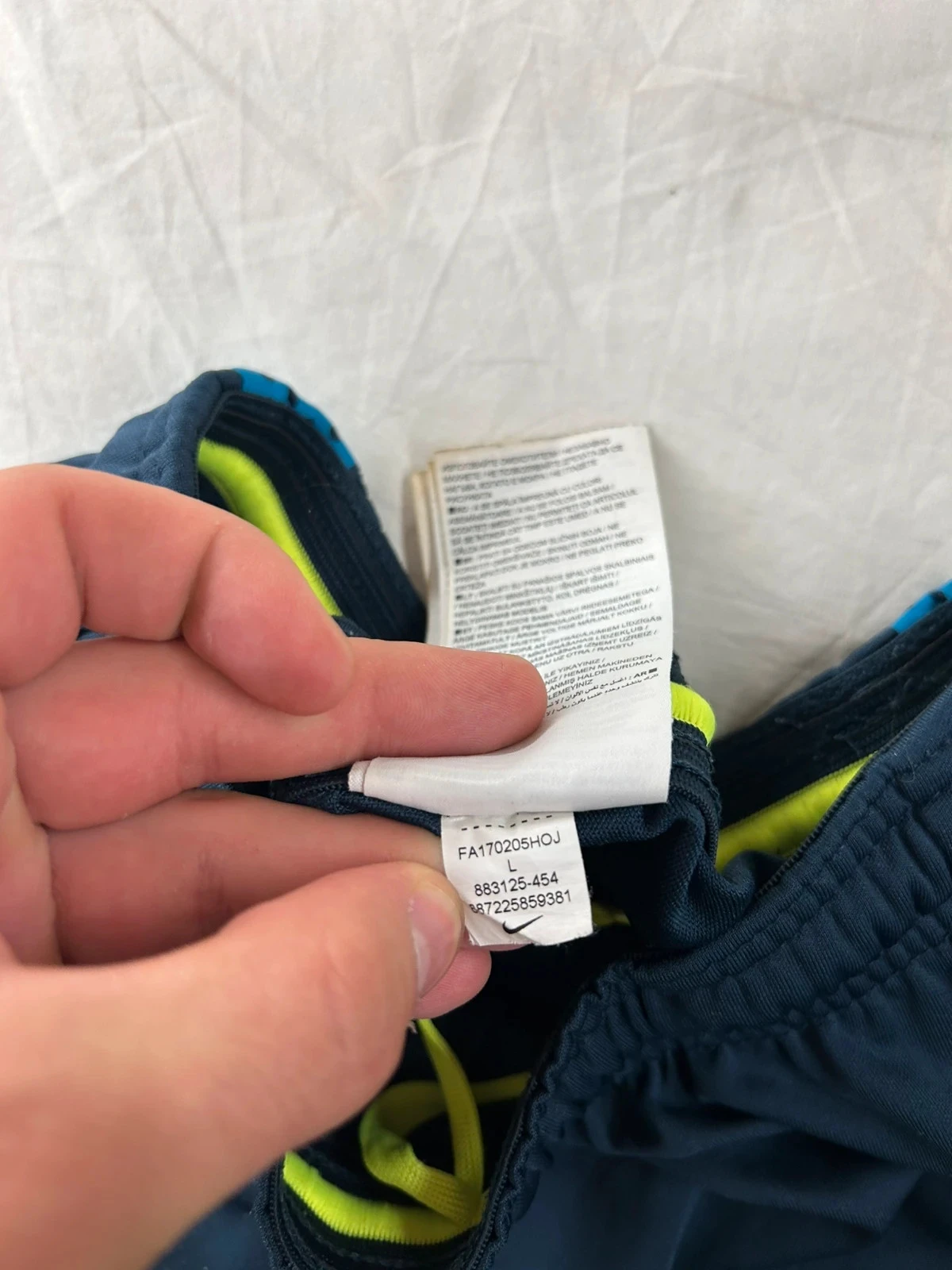 Calça de jogging de moletom azul marinho Nike dri fit tamanho 13 anos – photo 10
